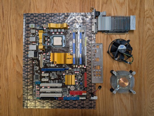 Retro bundle asus p5q - retro-pc, (asus